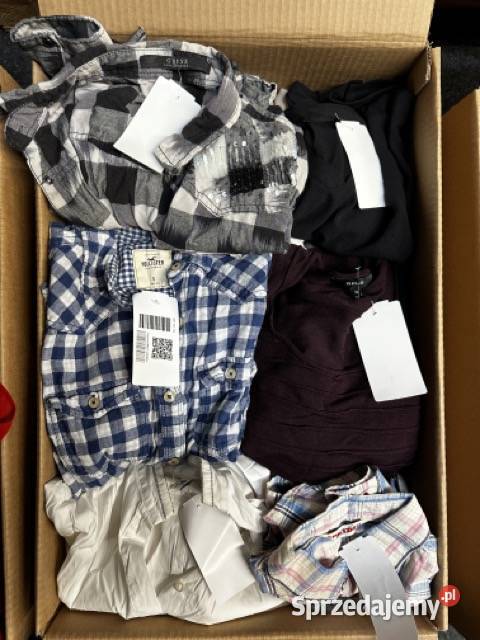 Odzież second hand zara berskha HM tommy boss