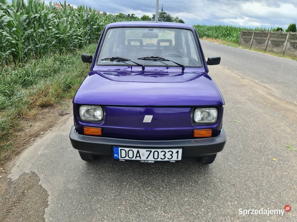 Fiat 126p 650 1998 fiolet purple dolnośląskie Dzierżoniów