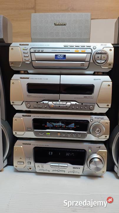 Wieża Technics dv280 ładny klasyk Wieże i miniwieże Łęka Opatowska