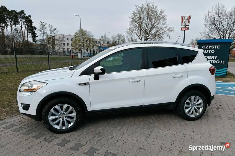Ford Kuga 2011 20 TDCi 140 zadbany biały kujawsko-pomorskie