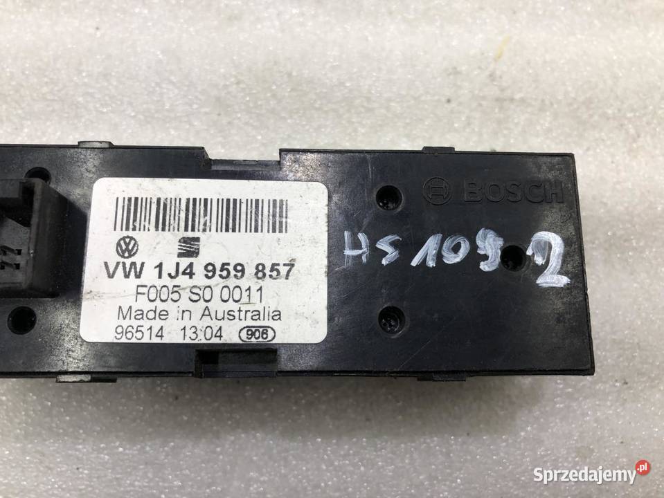 PRZEŁĄCZNIK SZYB SEAT LEON I TOLEDO II 1J4959857 wielkopolskie