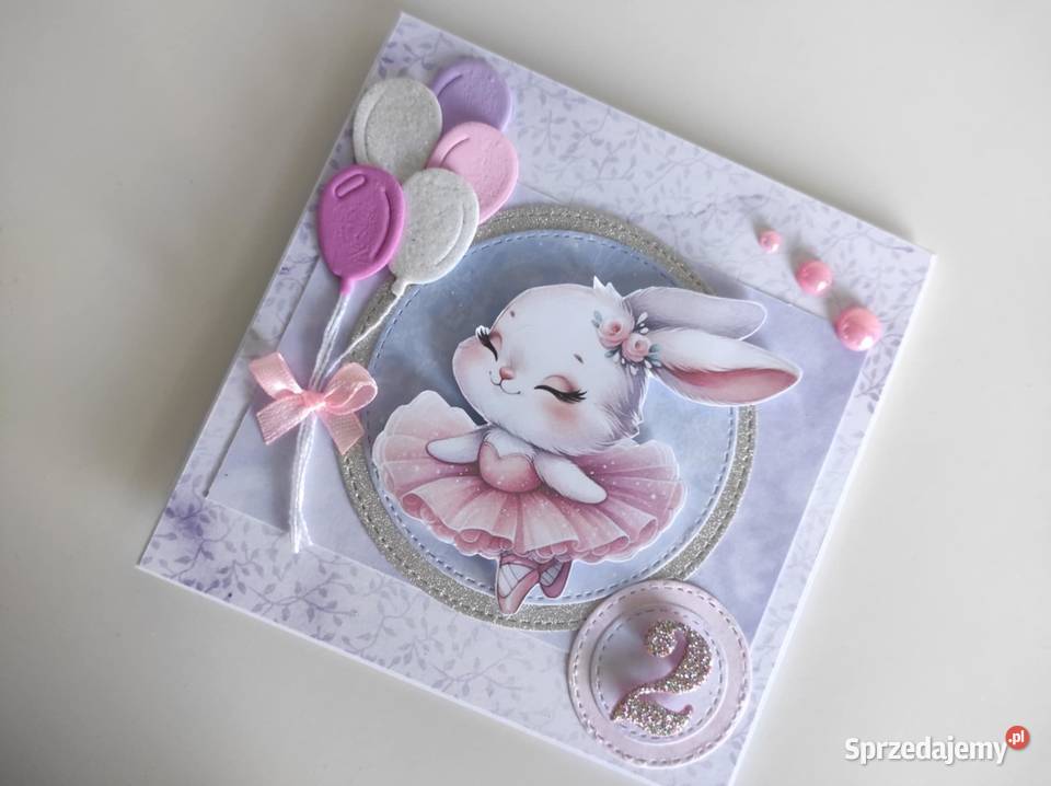 Kartka okolicznościowa ręcznie robiona na Łódź