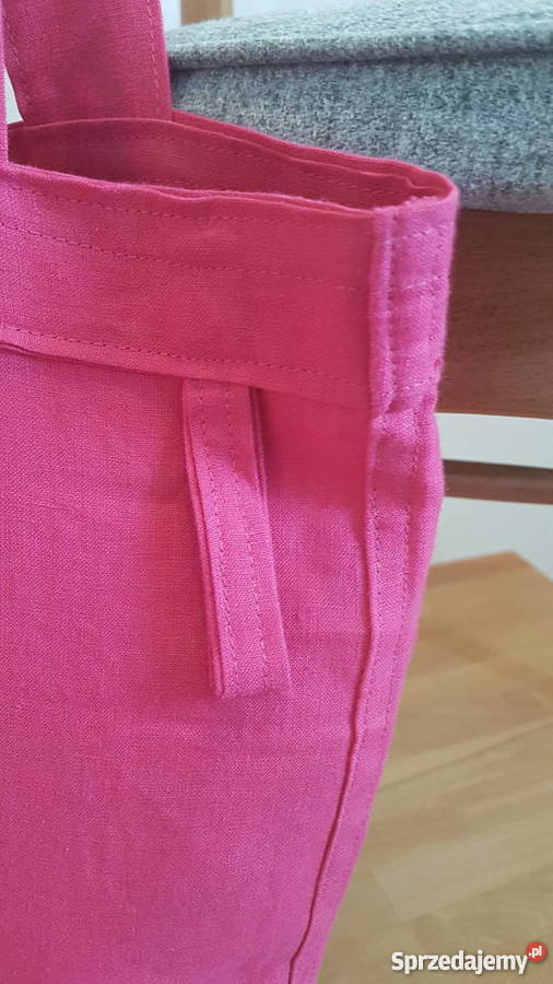 Lniana torba na zakupy eko torba torba z lnu Szczecin