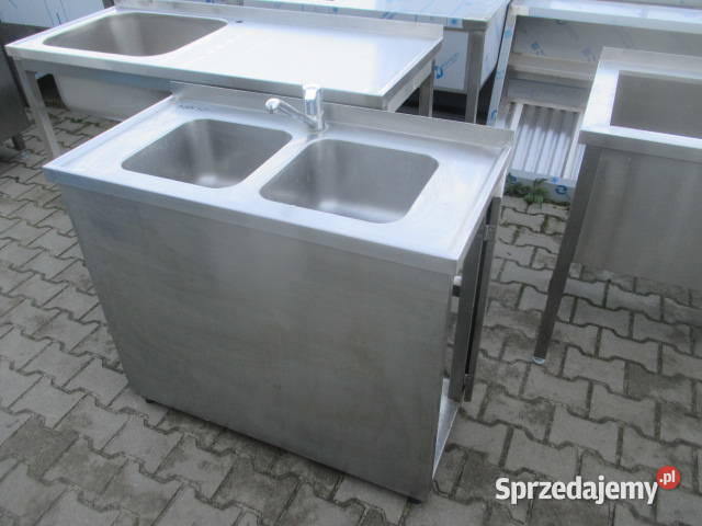 Zlew Gastronomiczny 2 Komorowy Z Drzwiami Ostrów Wielkopolski