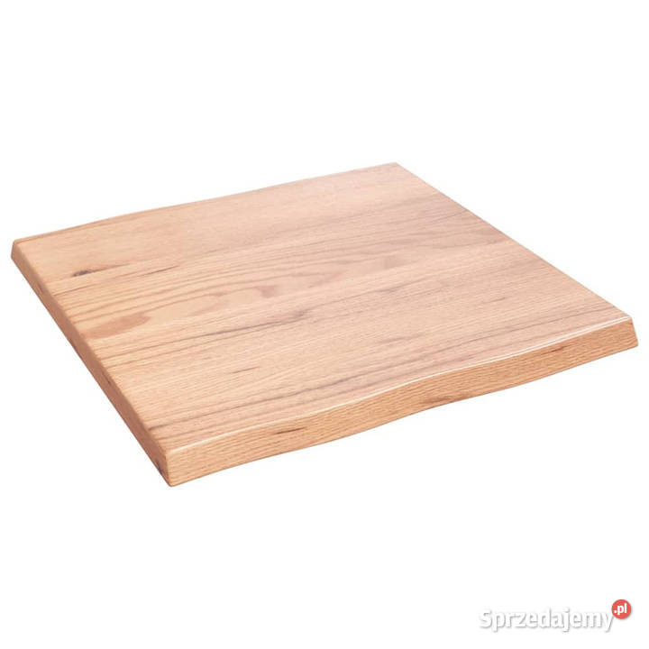 Blat jasnobrązowy 60x60x24 drewno z naturalną mazowieckie
