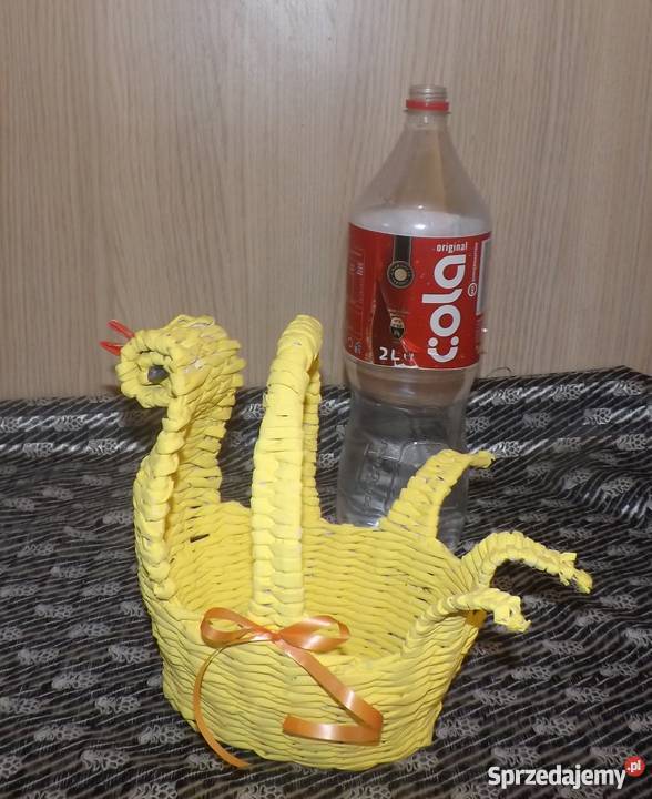 Koszyk kurczak papierowa wiklina lubelskie Lublin