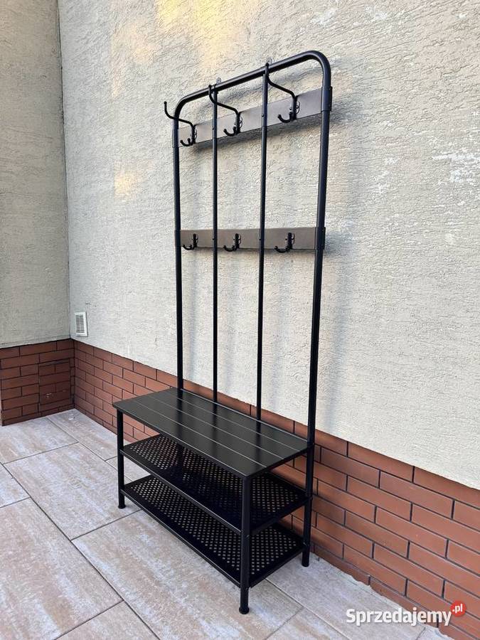 Wieszak przedpokój półka na buty Ikea metalowa Na buty