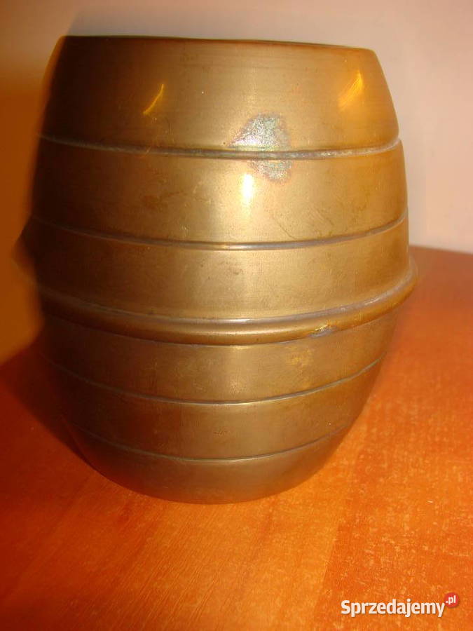 stary mosiężny pojemnik Pozostałe Pruszcz Gdański