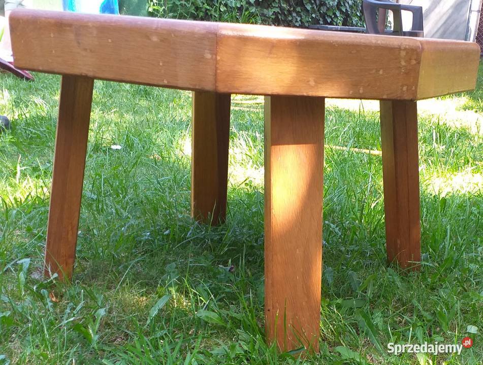 Piękny stolik kawowy dębowy konesera sprzedam