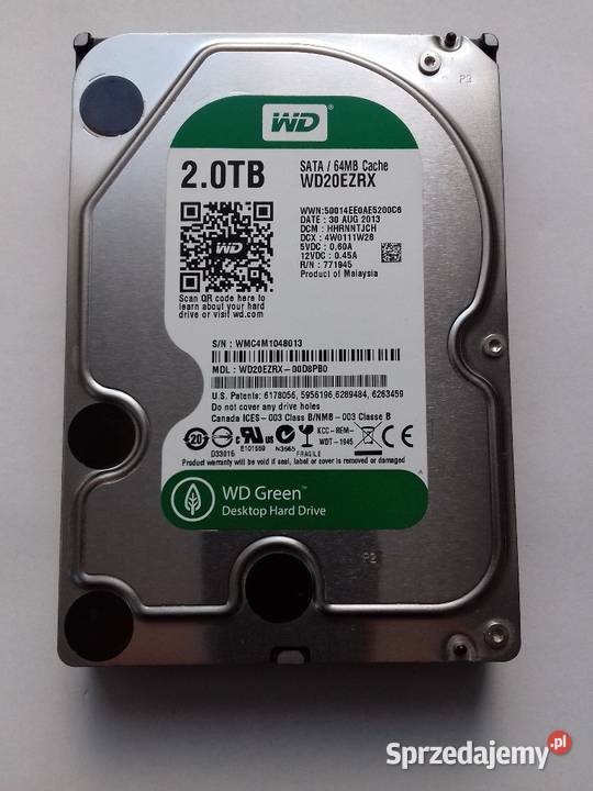 Dysk 2TB WD Green 35 cala dwie sztuki Dyski