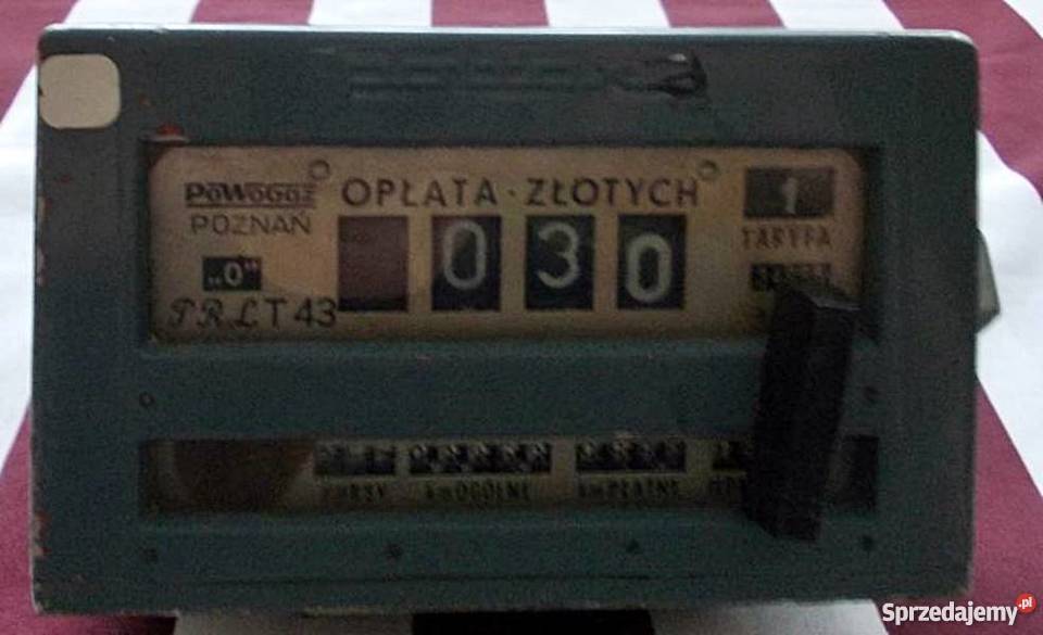 Taksometr TAM Ł1 Pobieda Wołga Warszawa Ostrów Wielkopolski