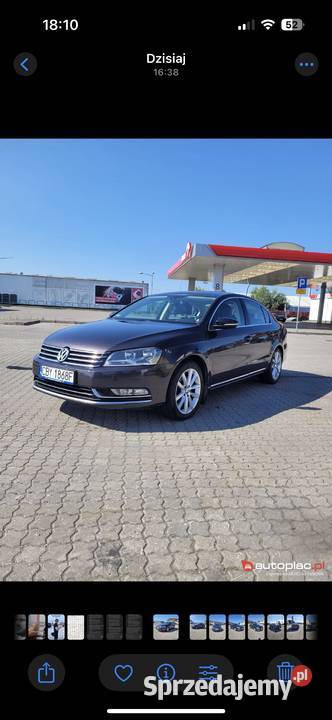Volkswagen Passat 20 TDI Highline DSG 170 Salon Rok produkcji 2010 Osielsko