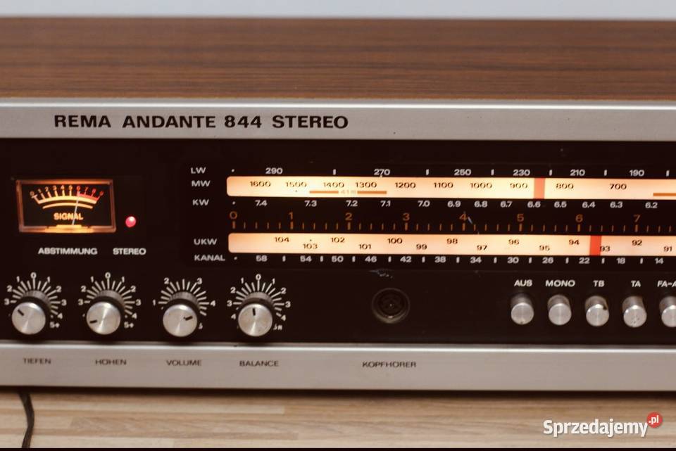 Radioodbiornik Rema Andante 844 Stereo Grupa