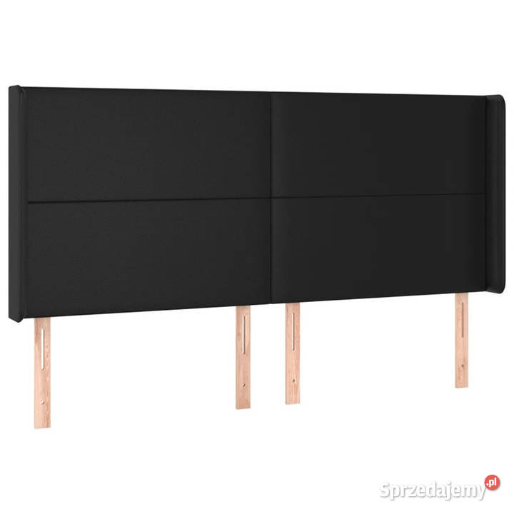 Zagłówek do łóżka z LED czarny 183x16x118128 Warszawa sprzedam