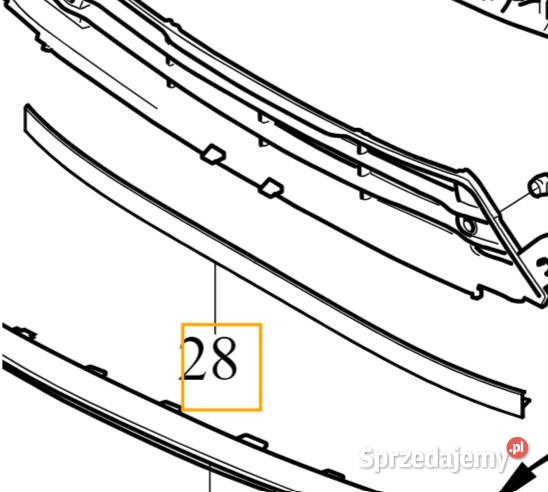 VOLVO S60 V60 V60CC II listwa uszczelka oslony Gadgety motoryzacyjne Bielany Wrocławskie