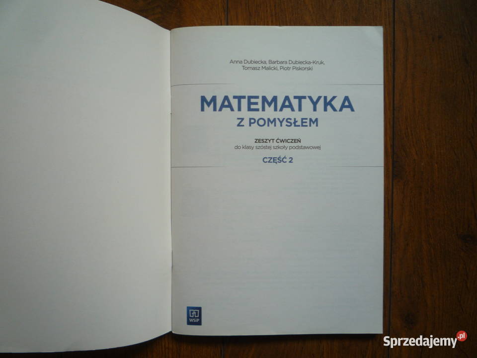 Matematyka z pomysłem SP kl6 ćwiczenia cz2 miękka Szczecin sprzedam