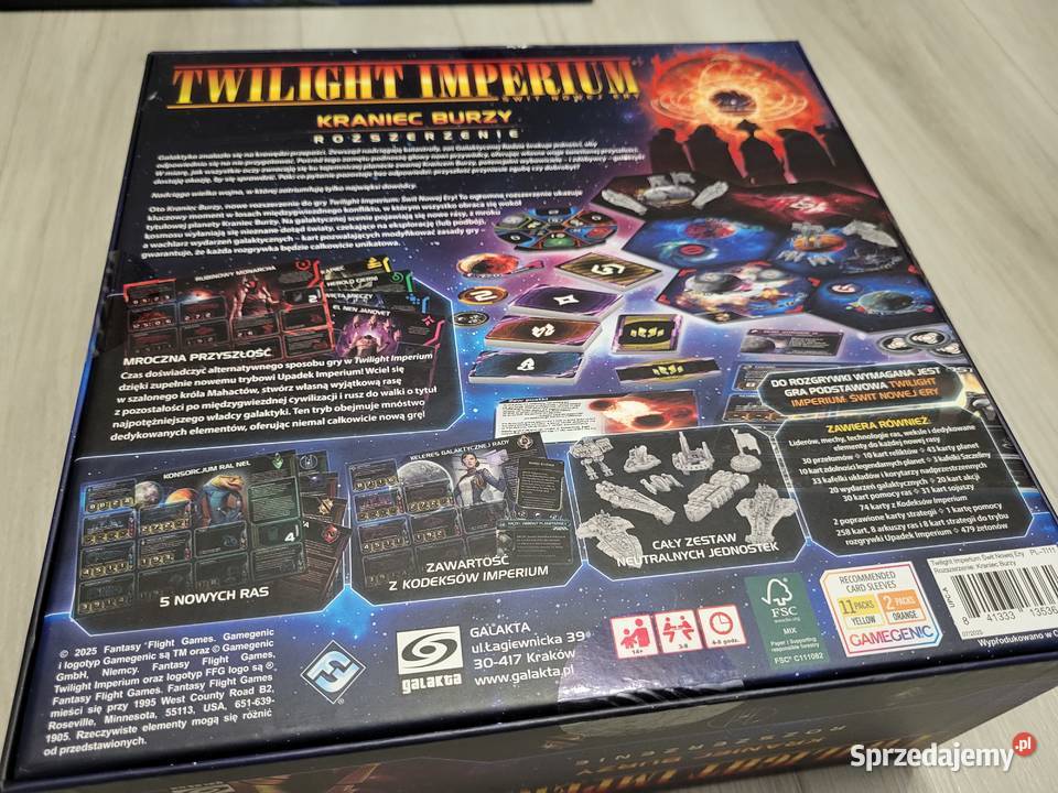 Twilight Imperium 4 edycja dwa dodatki Nowe mazowieckie Raciąż sprzedam
