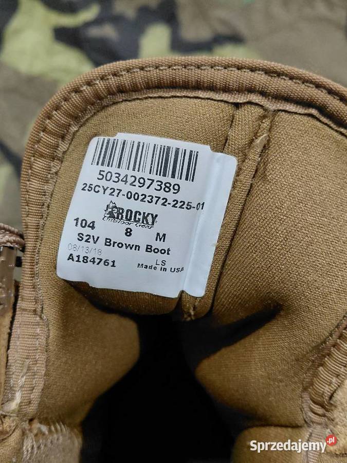 Buty ROCKY S2V coyote 8M Wrocław