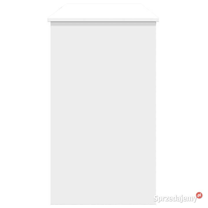 Toaletka z lustrem biała 100x45x76 WM840695 mazowieckie Warszawa