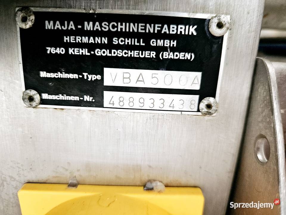 Skórowaczka dwu taśmowa MAJA VBA 500A Krotoszyn