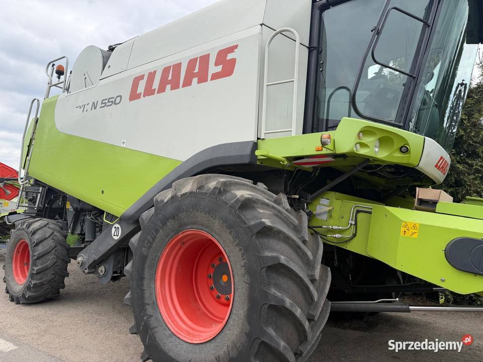 Kombajn zbożowy Claas Lexion 550 heder V750 Nowa Ruda