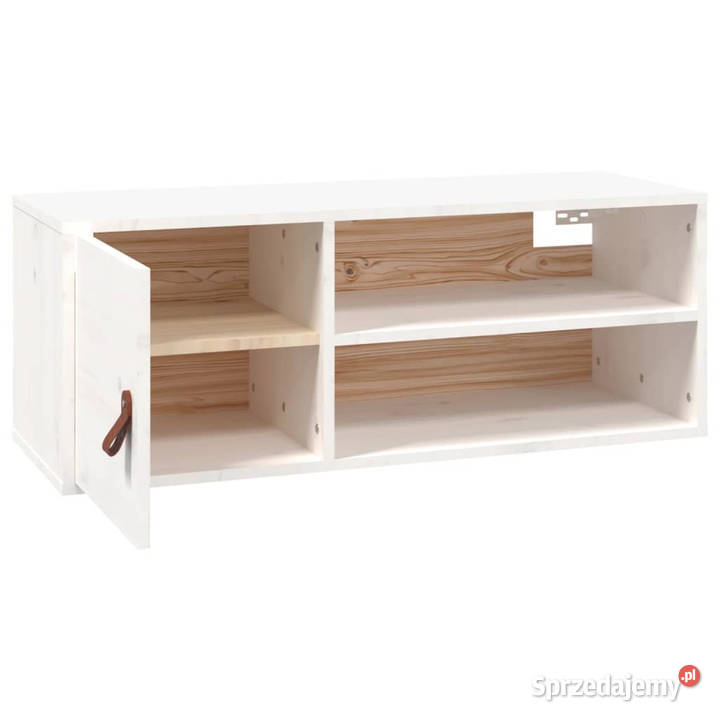 Szafka ścienna biała 80x30x30 lite drewno mazowieckie Warszawa