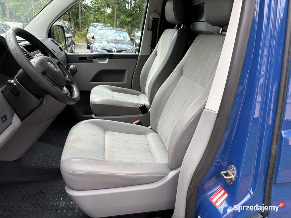 Volkswagen Transporter T5 25 TDI 130 Długi 2 x niebieski Motoryzacja