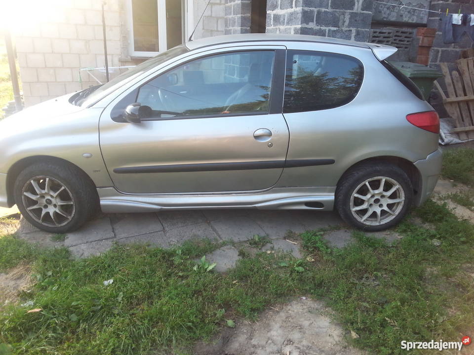 Peugeot 206 20 GTI 137 srebrny Kraków
