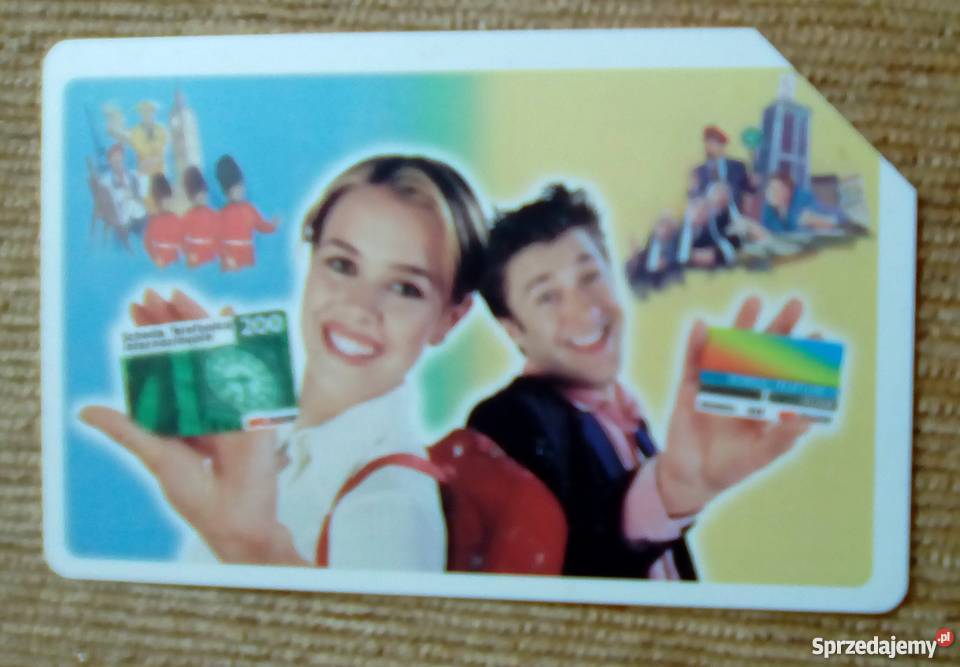 REKLAMA NA WŁOSKIEJ KARCIE TELEFONICZNEJ Piszczac