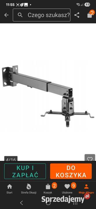 Profesjonalny uchwyt do projektora pomorskie