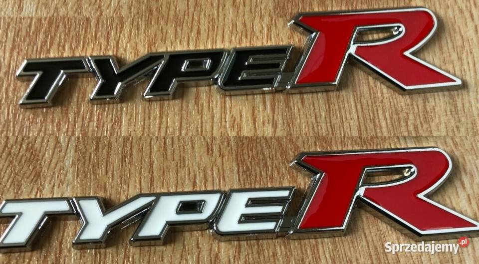 NOWY znaczek Type R TYPER logo klejane emblemat Emblematy lubelskie Zamość