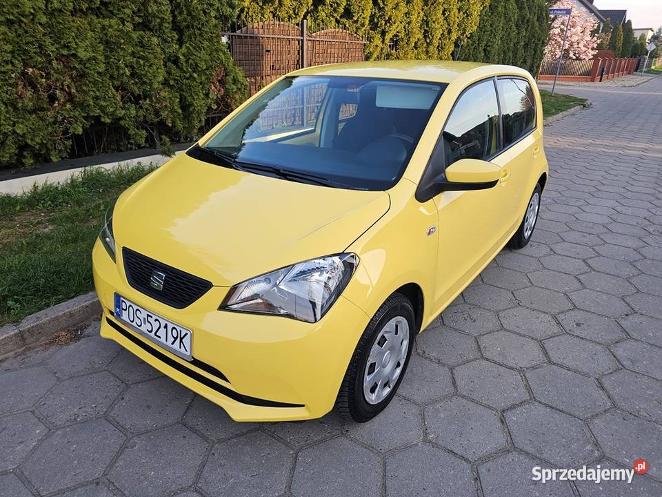 Seat Mii 10 10 MPI 60 2017 FV VAT Zarej Stan żółty Ostrów Wielkopolski
