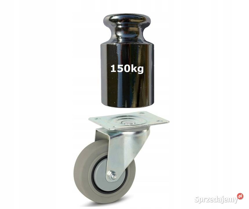 Koło Obrotowe Skrętne Fi 100mm Kółko 150 z Gumy Kozienice