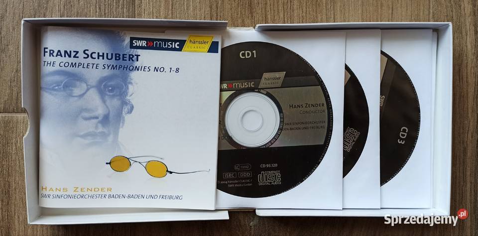 F Schubert komplet symfonii dir H Zender 4CD Kraków