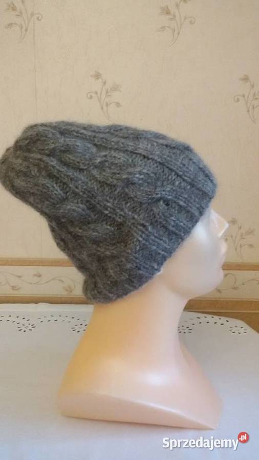 Czapka z Alpaki ręcznie robiona Warszawa