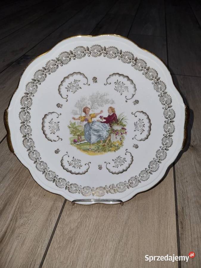 Talerz Porcelana francuska Para Dworska Wola Podłężna