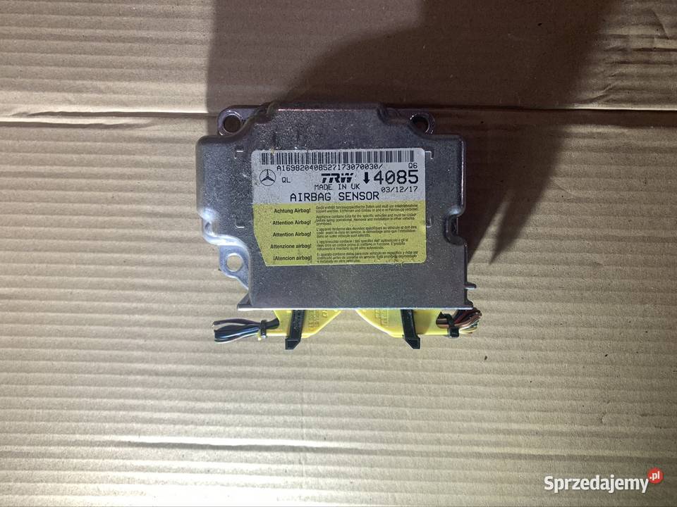 A1698204085 moduł sensor airbag Mercedes a w169 zachodniopomorskie Szczecin