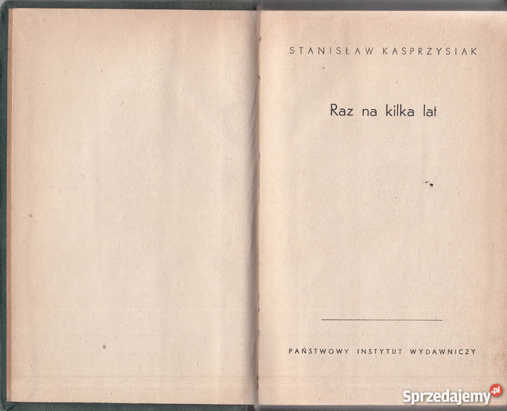 02641 RAZ NA KILKA LAT STANISŁAW KASPRZYSIAK Czyrna