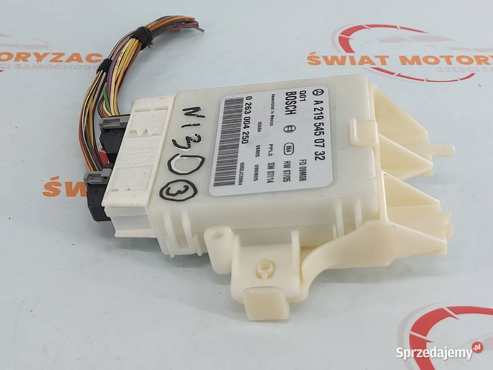 MERCEDES CLS C219 09r moduł PDC A2195450732 Układ elektryczny, zapłon