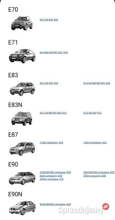 BMW E53 E60 E61 E70 E71 25d 30d 35d ZAWÓR EGR podkarpackie