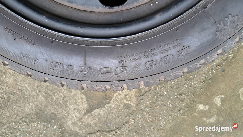 Peugeot 207 koła zimowe 205x55x16R wielkopolskie Leszno