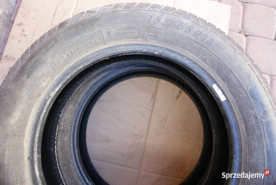 Opony letnie 15565R13 73T 6 mm bieżnika 2016 podkarpackie Nozdrzec sprzedam