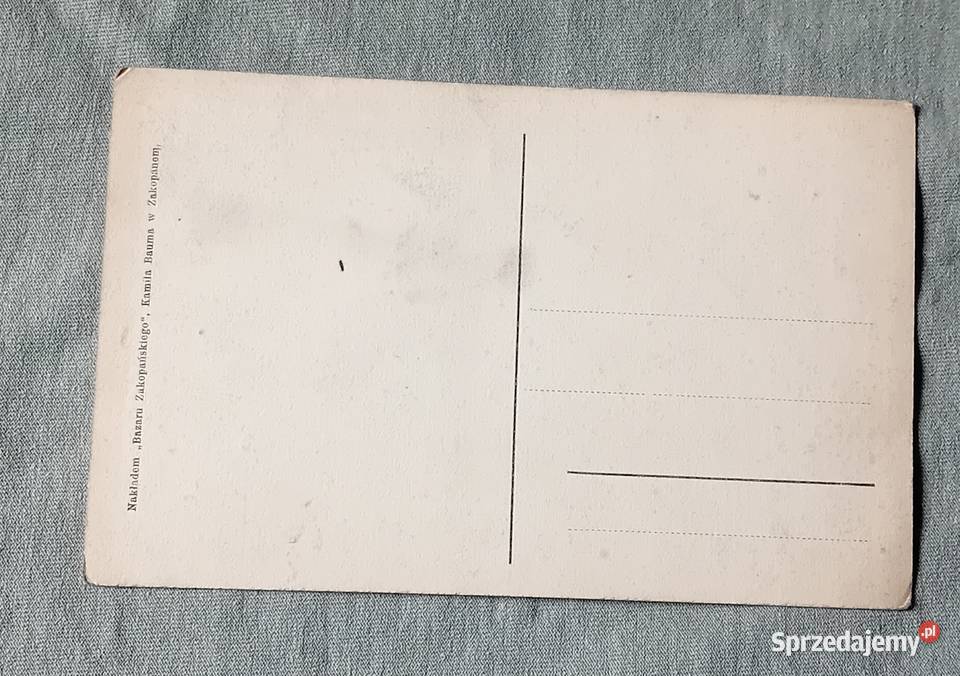 Pocztówka Tatry Dolina Małej Łąki Początek XX w Koźminek