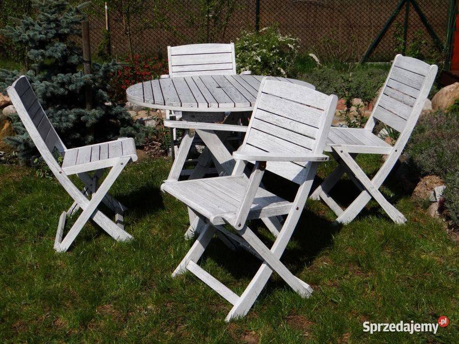 Zestaw ogrodowy GALAXY stół 100 średnicy 4 Stoły i stoliki ogrodowe łódzkie Łódź sprzedam