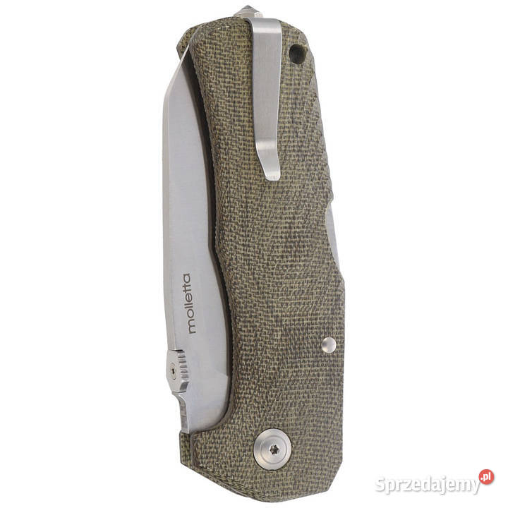Nóż składany LionSteel TM1 Green Canvas Micarta Warszawa