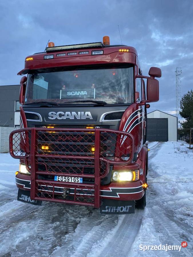 Scania dłużyca do drzewa lubelskie Biłgoraj