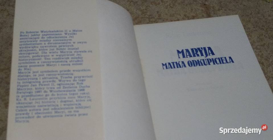 Maryja matka odkupiciela Ren Laurentin ISBN 8321109993 Gdańsk