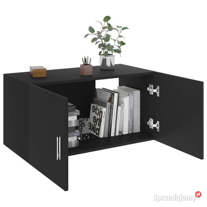 Szafka ścienna czarna 80x39x40 materiał mazowieckie Warszawa