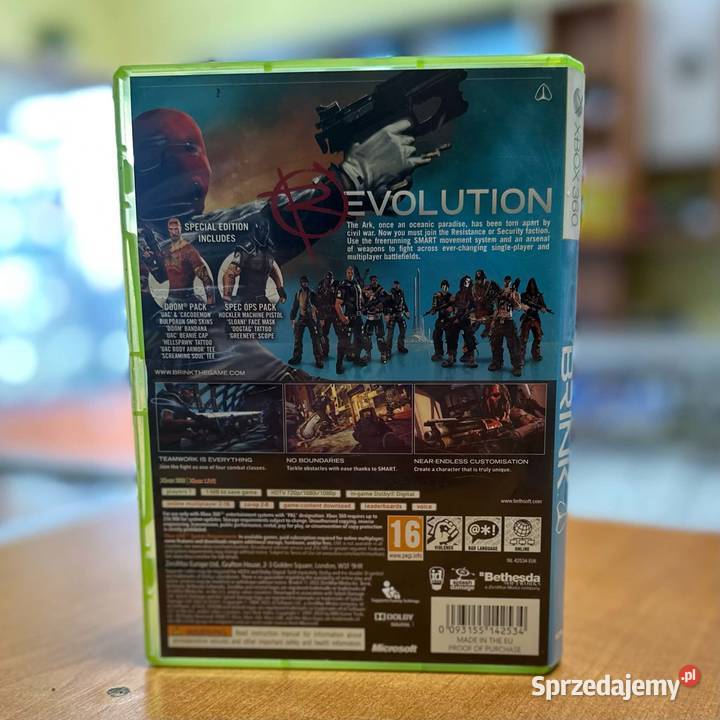 Gra na Xbox 360 Brink Special Edition Xbox360 Elbląg