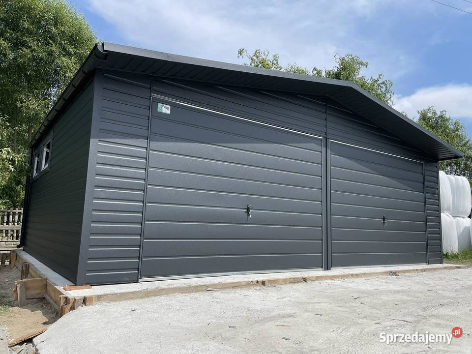 Garaż blaszany 7x5 Wzmocniony PROFILAMI Samborzec